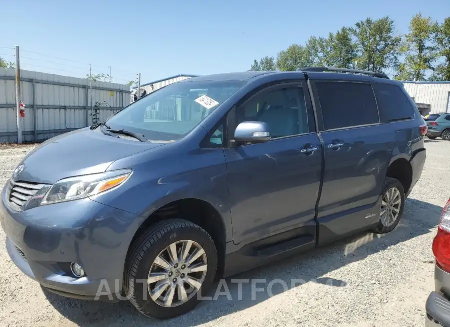 TOYOTA SIENNA XLE 2017 vin 5TDYZ3DC3HS871126 from auto auction Copart