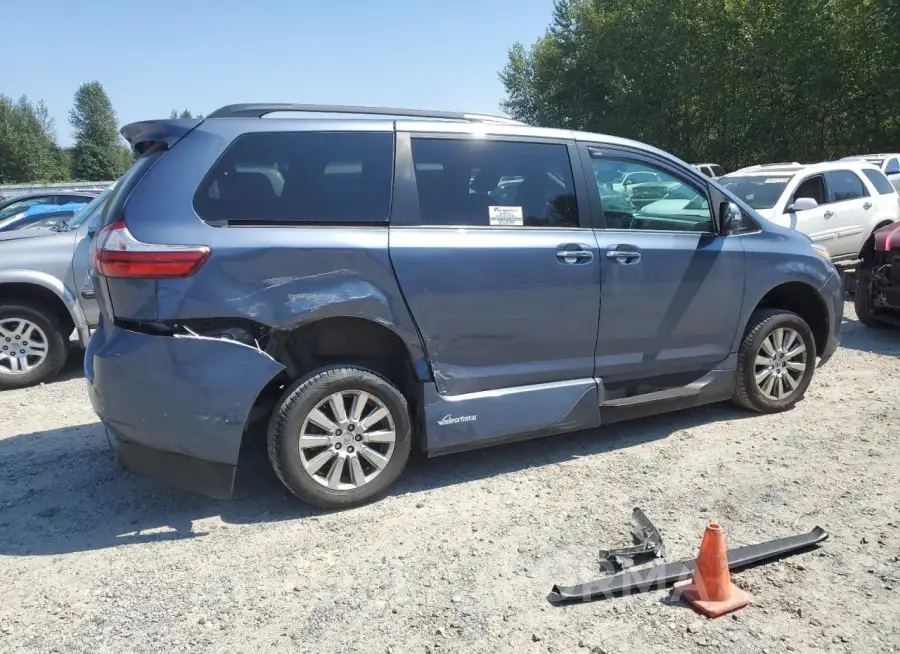 TOYOTA SIENNA XLE 2017 vin 5TDYZ3DC3HS871126 from auto auction Copart