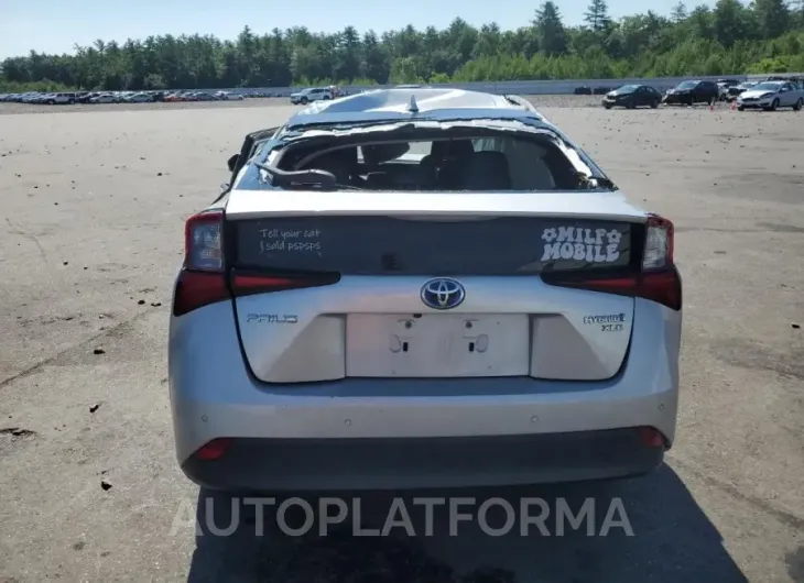 TOYOTA PRIUS 2019 vin JTDKARFU9K3078220 from auto auction Copart