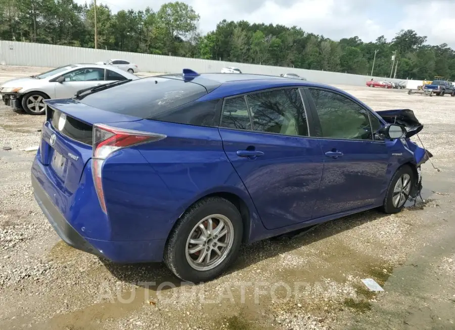 TOYOTA PRIUS 2017 vin JTDKBRFU3H3558100 from auto auction Copart