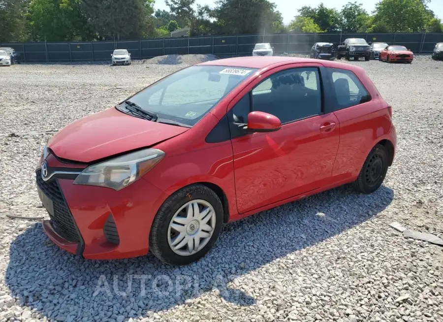 TOYOTA YARIS 2015 vin VNKJTUD35FA050684 from auto auction Copart