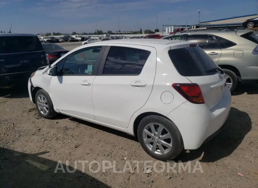 TOYOTA YARIS 2015 vin VNKKTUD31FA016245 from auto auction Copart