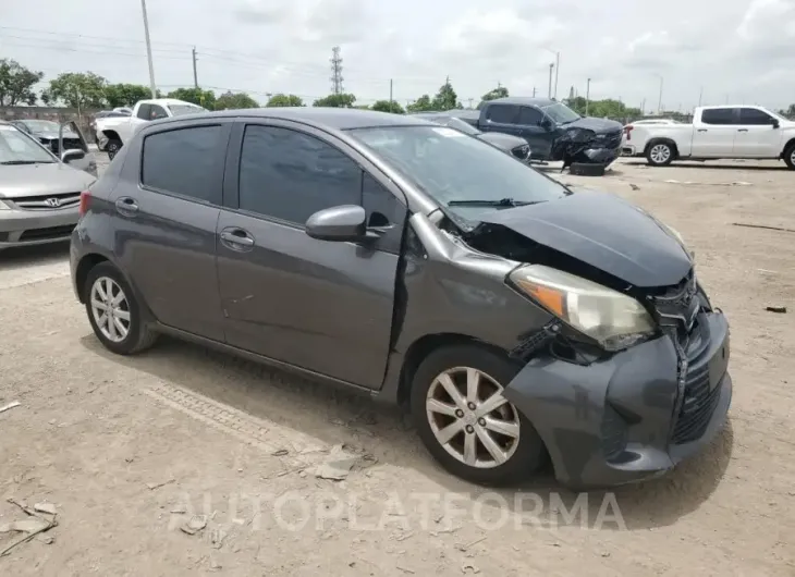 TOYOTA YARIS 2015 vin VNKKTUD3XFA036767 from auto auction Copart