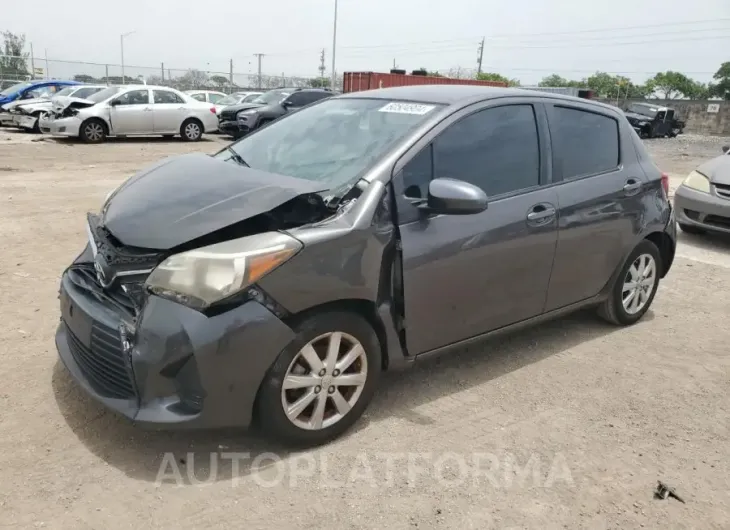 TOYOTA YARIS 2015 vin VNKKTUD3XFA036767 from auto auction Copart