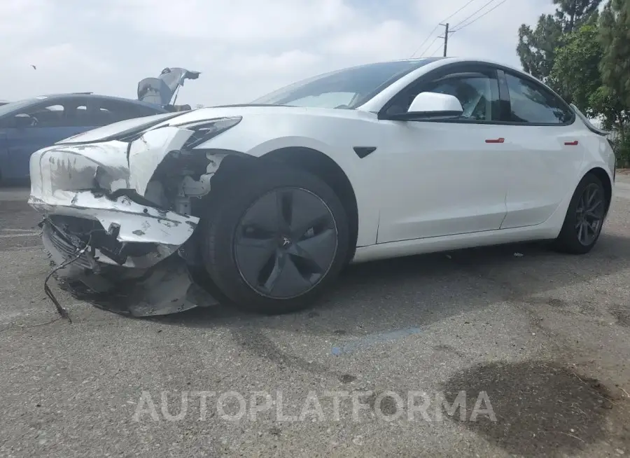 TESLA MODEL 3 2022 vin 5YJ3E1EB9NF157792 from auto auction Copart