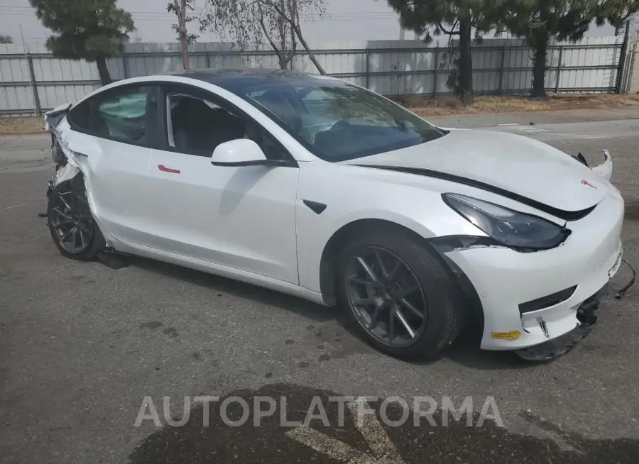 TESLA MODEL 3 2022 vin 5YJ3E1EB9NF157792 from auto auction Copart