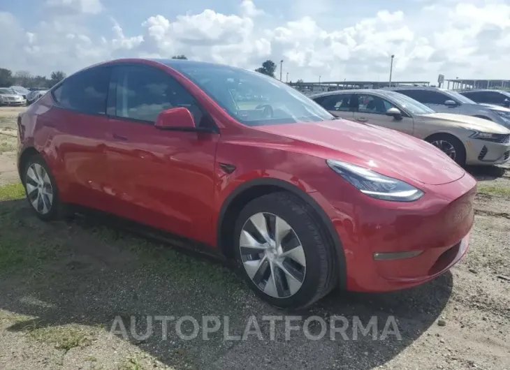 TESLA MODEL Y 2021 vin 5YJYGDEE9MF152571 from auto auction Copart