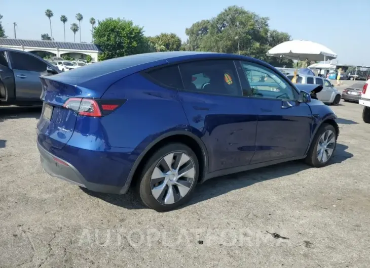 TESLA MODEL Y 2021 vin 5YJYGDEE9MF222831 from auto auction Copart