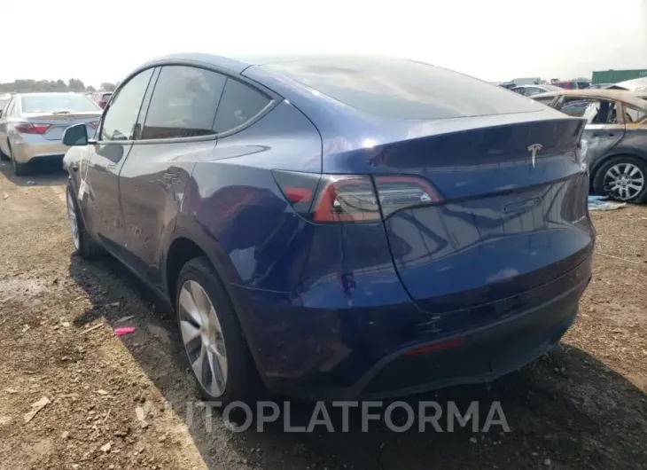 TESLA MODEL Y 2023 vin 7SAYGDEE7PF672727 from auto auction Copart