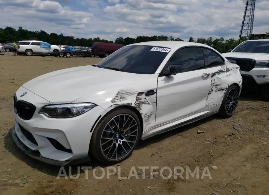 BMW M2 COMPETI 2021 vin WBS2U7C02M7J04772 from auto auction Copart