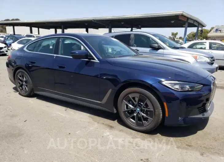 BMW I4 EDRIVE 2024 vin WBY43AW04RFS39260 from auto auction Copart