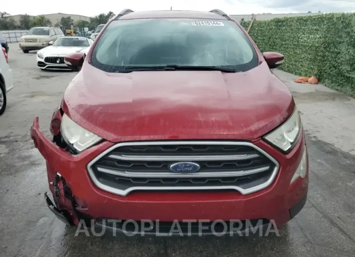 FORD ECOSPORT S 2018 vin MAJ3P1TE3JC225511 from auto auction Copart