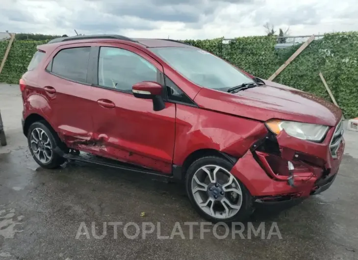 FORD ECOSPORT S 2018 vin MAJ3P1TE3JC225511 from auto auction Copart