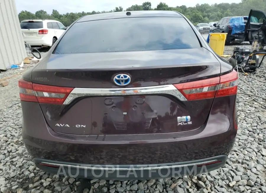 TOYOTA AVALON HYB 2016 vin 4T1BD1EB0GU051932 from auto auction Copart