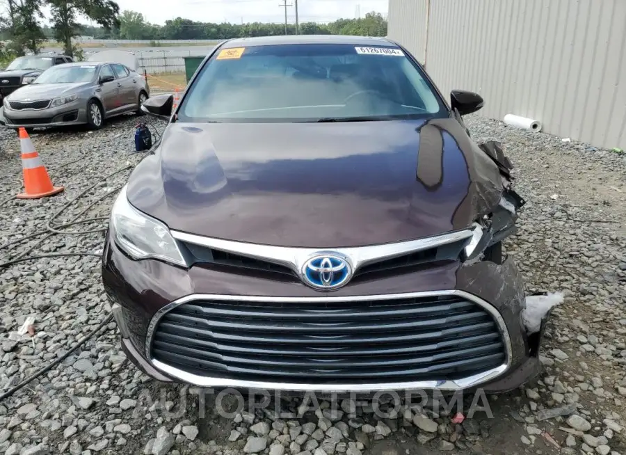 TOYOTA AVALON HYB 2016 vin 4T1BD1EB0GU051932 from auto auction Copart