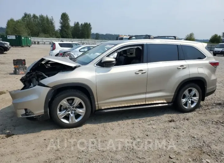 TOYOTA HIGHLANDER 2016 vin 5TDDKRFH9GS244735 from auto auction Copart