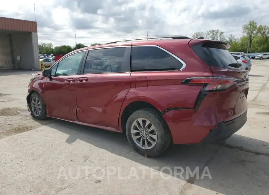 TOYOTA SIENNA LE 2022 vin 5TDKRKEC7NS075666 from auto auction Copart