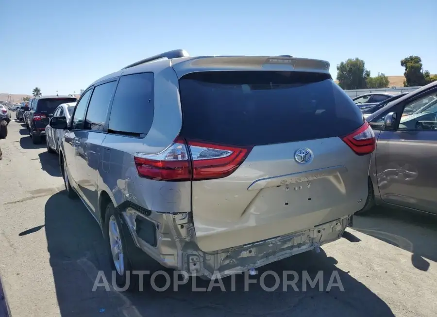 TOYOTA SIENNA LE 2017 vin 5TDKZ3DC9HS847368 from auto auction Copart