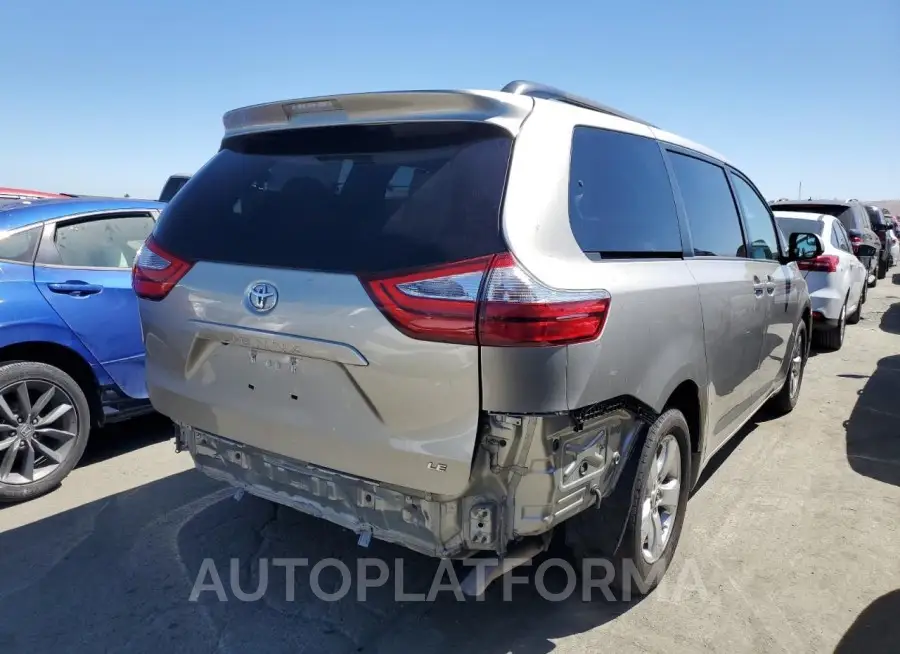 TOYOTA SIENNA LE 2017 vin 5TDKZ3DC9HS847368 from auto auction Copart