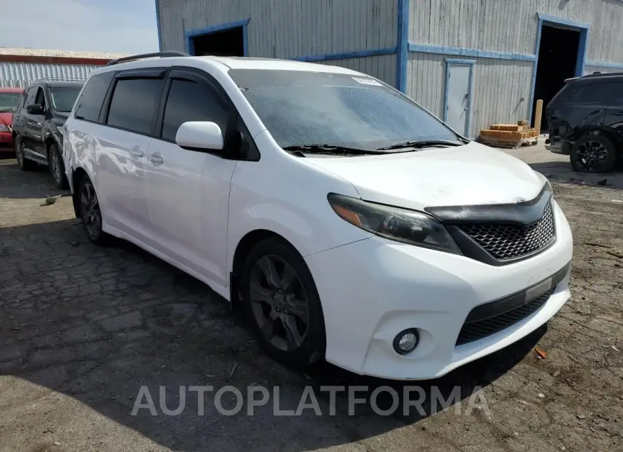 TOYOTA SIENNA SPO 2015 vin 5TDXK3DC9FS688181 from auto auction Copart