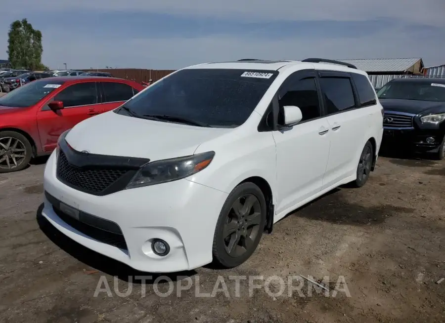 TOYOTA SIENNA SPO 2015 vin 5TDXK3DC9FS688181 from auto auction Copart