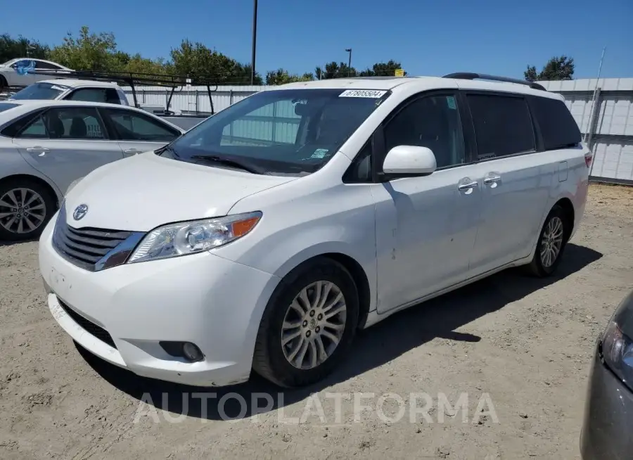 TOYOTA SIENNA XLE 2016 vin 5TDYK3DC0GS704385 from auto auction Copart