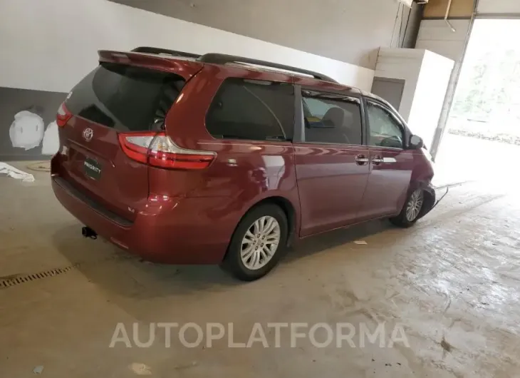 TOYOTA SIENNA XLE 2015 vin 5TDYK3DC2FS568968 from auto auction Copart