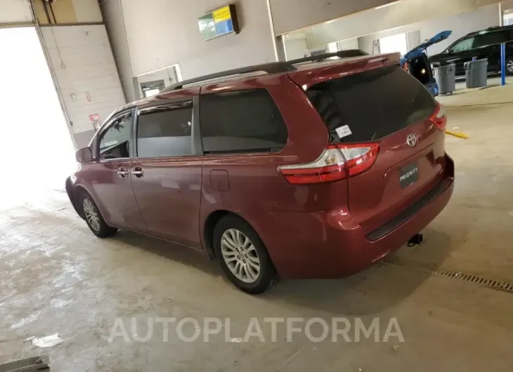 TOYOTA SIENNA XLE 2015 vin 5TDYK3DC2FS568968 from auto auction Copart