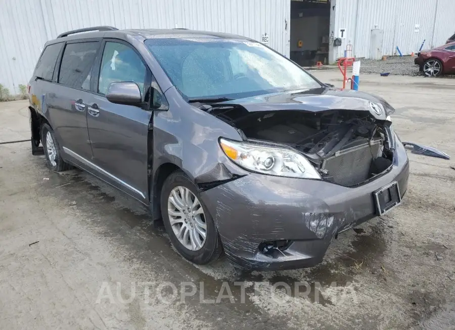 TOYOTA SIENNA XLE 2017 vin 5TDYZ3DC7HS881237 from auto auction Copart