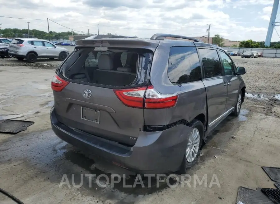 TOYOTA SIENNA XLE 2017 vin 5TDYZ3DC7HS881237 from auto auction Copart