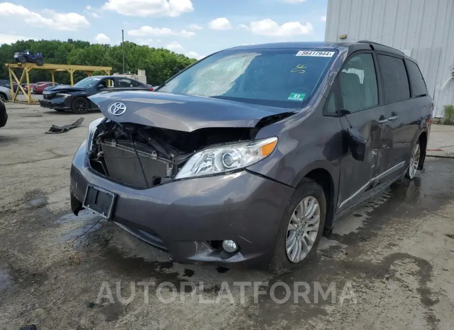 TOYOTA SIENNA XLE 2017 vin 5TDYZ3DC7HS881237 from auto auction Copart