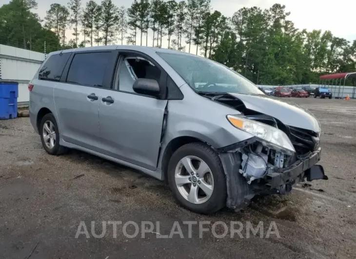 TOYOTA SIENNA L 2018 vin 5TDZZ3DC4JS921879 from auto auction Copart