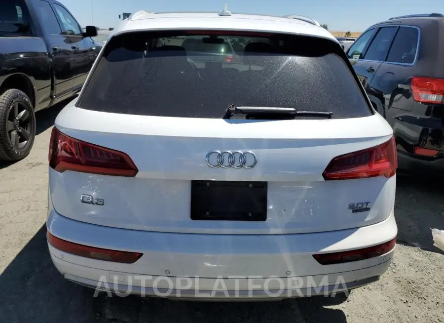 AUDI Q5 PREMIUM 2018 vin WA1BNAFY0J2025493 from auto auction Copart