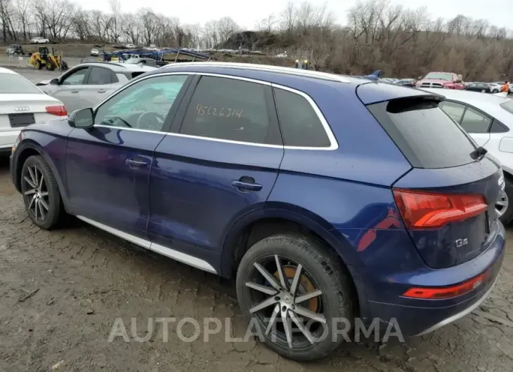 AUDI Q5 PREMIUM 2018 vin WA1BNAFY6J2006088 from auto auction Copart