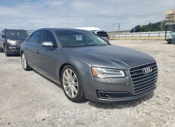 AUDI A8 L QUATT 2015 vin WAU3GAFD9FN010902 from auto auction Copart