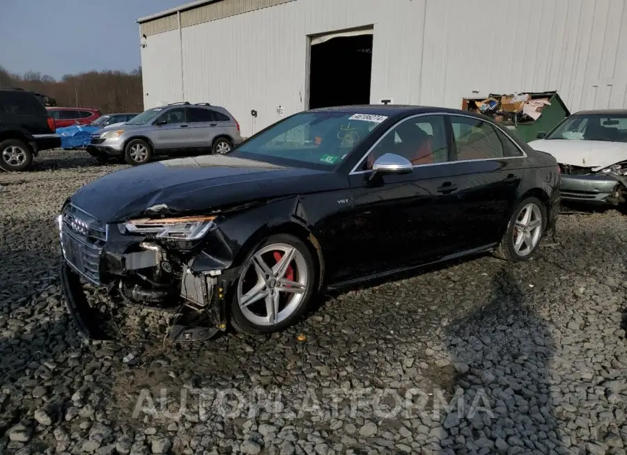 AUDI S4 PRESTIG 2018 vin WAUC4AF47JA233691 from auto auction Copart