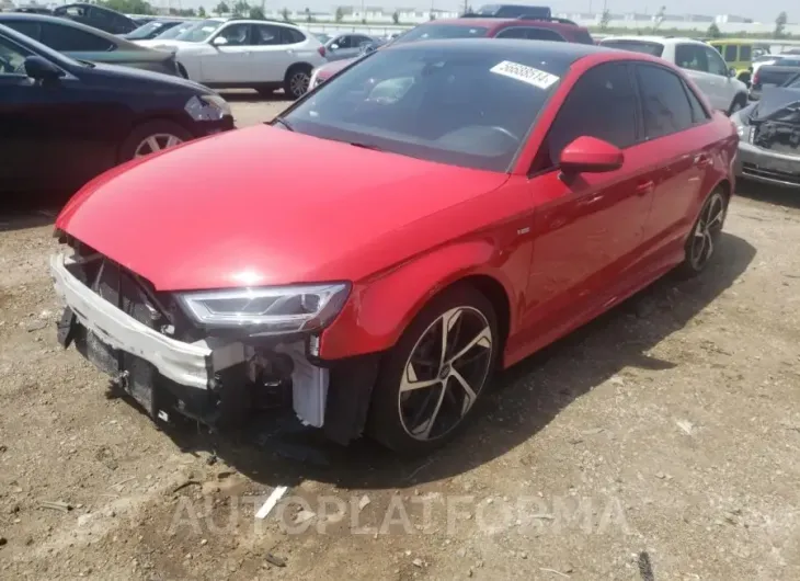 AUDI A3 S-LINE 2020 vin WAUJEGFF3LA049554 from auto auction Copart