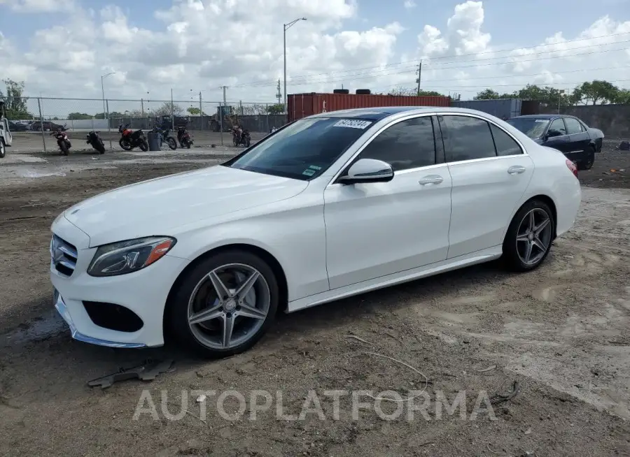 MERCEDES-BENZ C 300 2016 vin 55SWF4JB1GU112574 from auto auction Copart