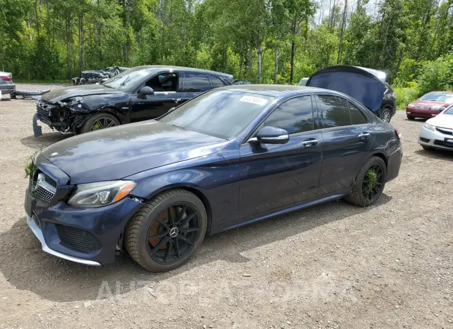 MERCEDES-BENZ C 400 4MAT 2015 vin 55SWF6GB1FU034167 from auto auction Copart