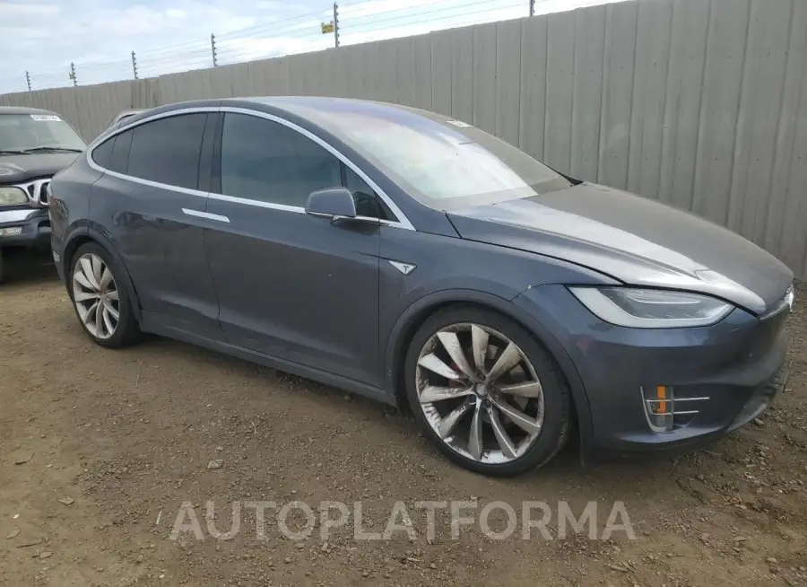 TESLA MODEL X 2016 vin 5YJXCAE40GFS00802 from auto auction Copart