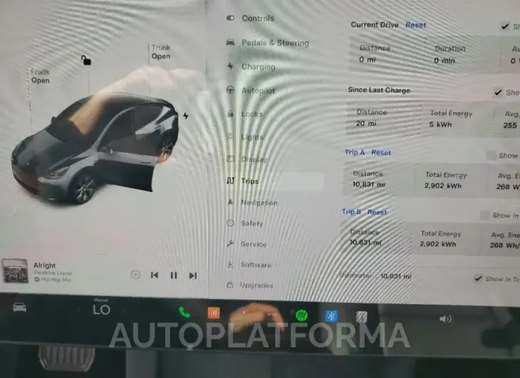 TESLA MODEL Y 2023 vin 7SAYGDED0PF977901 from auto auction Copart