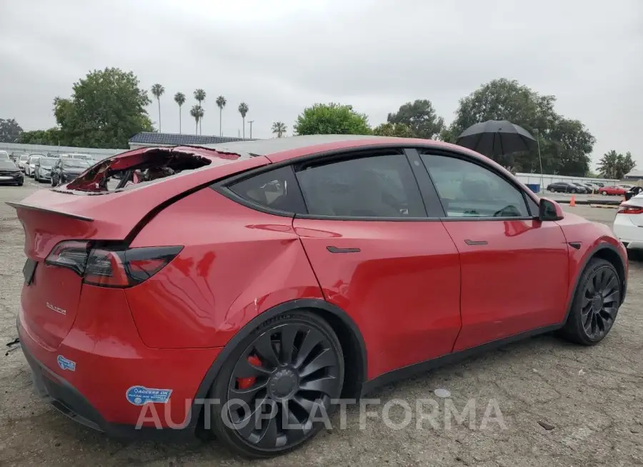 TESLA MODEL Y 2022 vin 7SAYGDEFXNF350508 from auto auction Copart