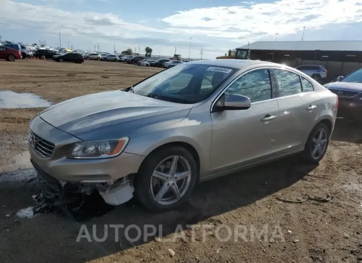 VOLVO S60 PREMIE 2016 vin YV1612TK4G2392649 from auto auction Copart