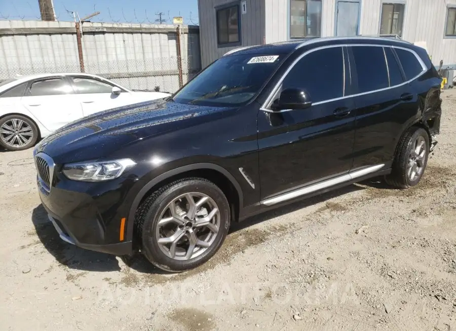 BMW X3 SDRIVE3 2022 vin 5UX43DP04N9M29312 from auto auction Copart