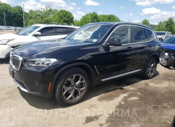 BMW X3 XDRIVE3 2022 vin 5UX53DP01N9J95120 from auto auction Copart