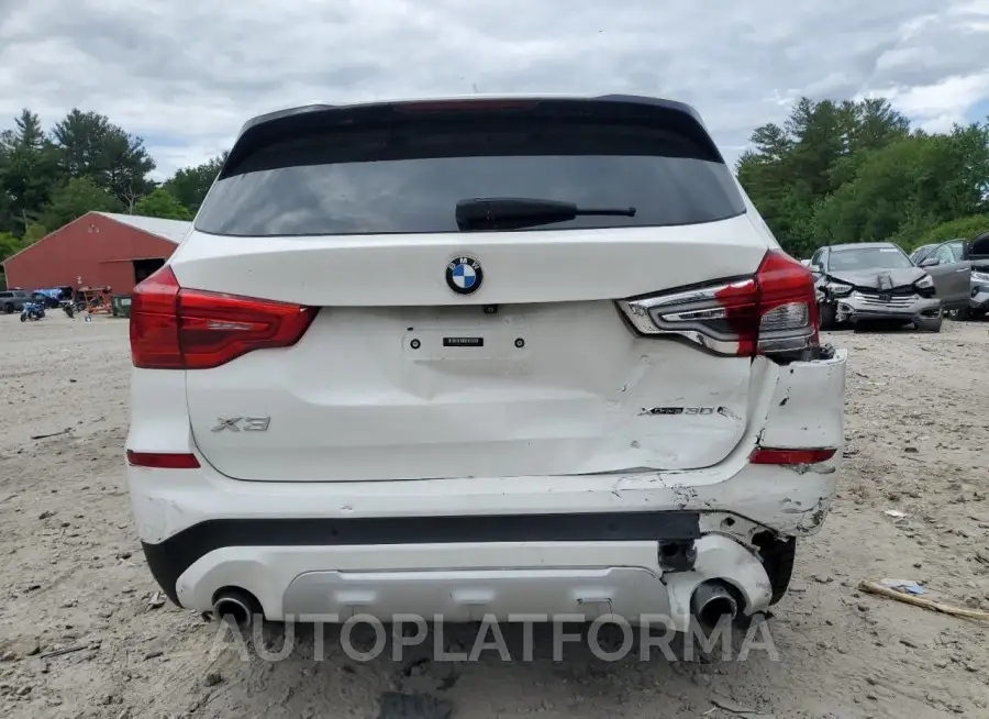 BMW X3 XDRIVE3 2019 vin 5UXTR9C59KLP85049 from auto auction Copart