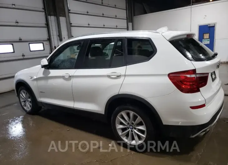 BMW X3 XDRIVE2 2016 vin 5UXWX9C50G0D79207 from auto auction Copart