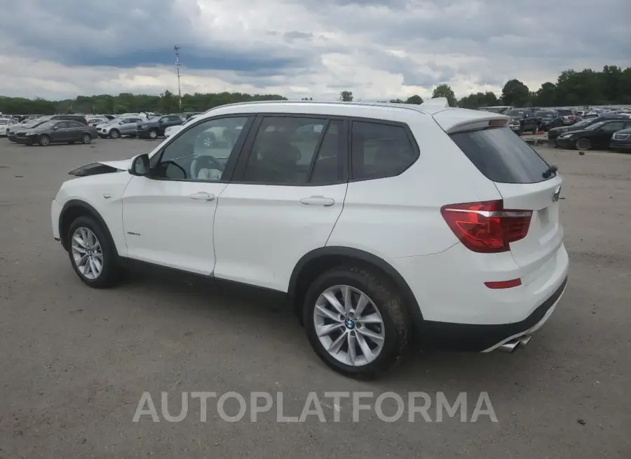 BMW X3 XDRIVE2 2016 vin 5UXWX9C59G0D63426 from auto auction Copart