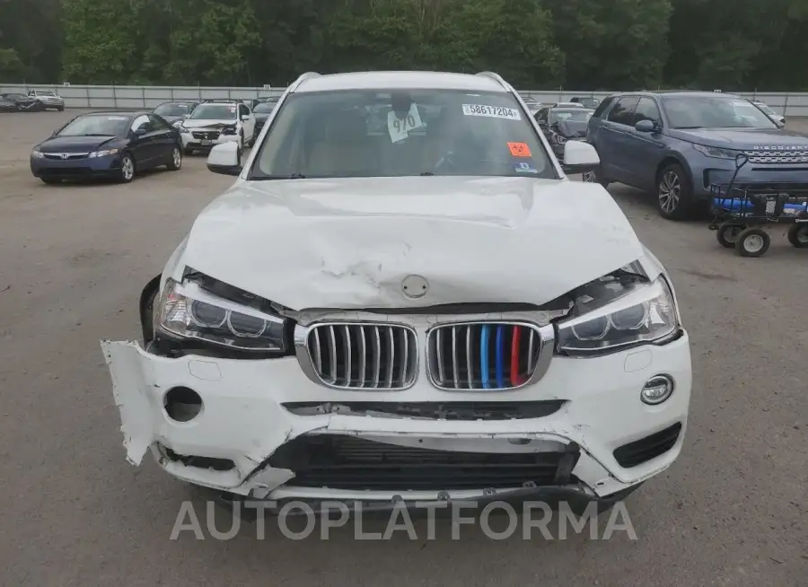 BMW X3 XDRIVE2 2016 vin 5UXWX9C59G0D63426 from auto auction Copart