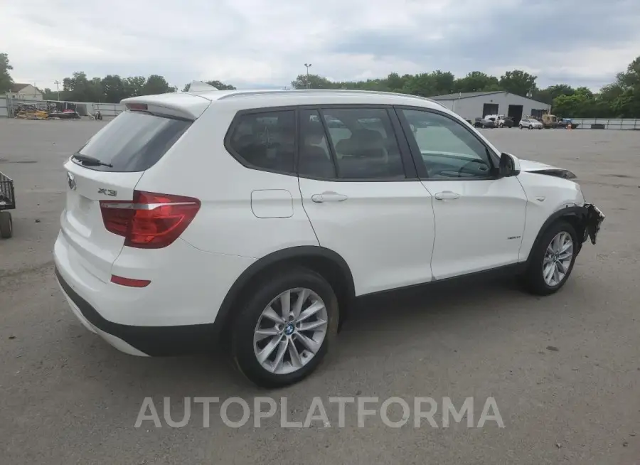 BMW X3 XDRIVE2 2016 vin 5UXWX9C59G0D63426 from auto auction Copart